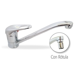 GRIFERIA COCINA ALHUE MONOCOMANDO  SOBREMESADA C/ROTULA
