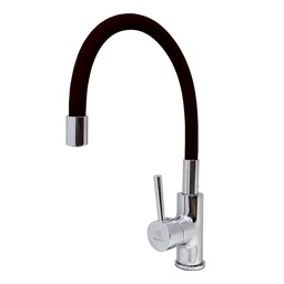 GRIFERIA COCINA MONOCOMANDO FLEX PICO COLOR NEGRO