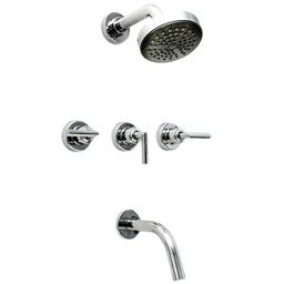 GRIFERIA DUCHA AUKAN LEVER C/TRANF CERAMICO