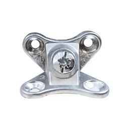 HERRAJE DE UNION DE 2 PIEZAS ZAMAK PACK x100u.