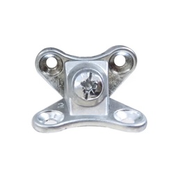 HERRAJE DE UNION DE 2 PIEZAS ZAMAK x1u.