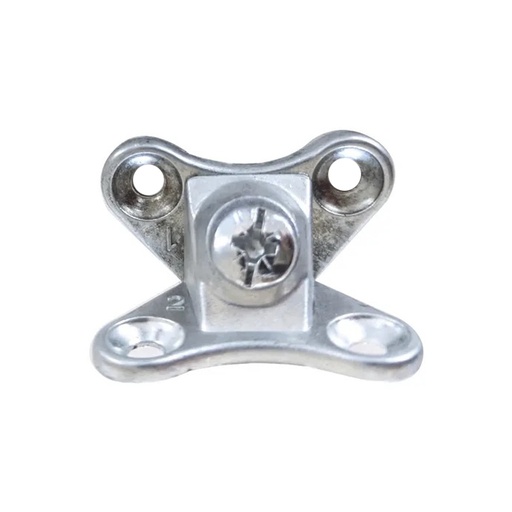 [BR.F-42] HERRAJE DE UNION DE 2 PIEZAS ZAMAK x1u.