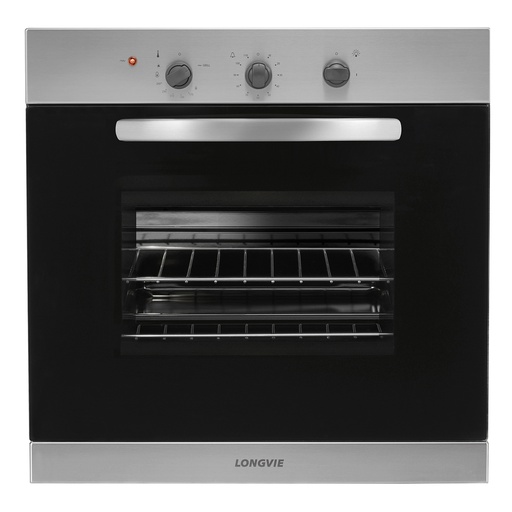[LO.H1500XF] HORNO MULTIGAS LONGVIE 60X60 INOX. EE "A" VALV. SEG. TERM. x1u.