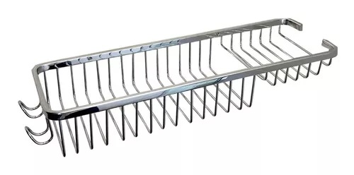 [OT.SS2025] JABONERA PORTASHAMPOO 2 NIVELES ACERO INOXIDABLE