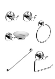 KIT ACCESORIO X 6 PIEZAS PARA BAÑO DOMANI