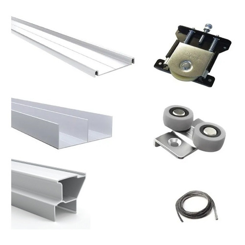 [GE.SM400] KIT DE PLACARD COMPLETO SM400 DOS PUERTAS SMART 4mts