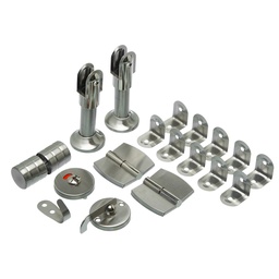 KIT DIVISOR DE BAÑO ACERO INOXIDABLE IZQUIERDA