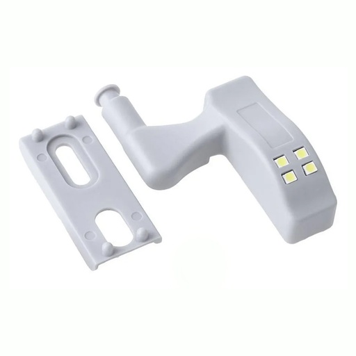 [HN.75153] LED P/BISAGRA 35mm C/4 PERLAS B/PLAST x1u.