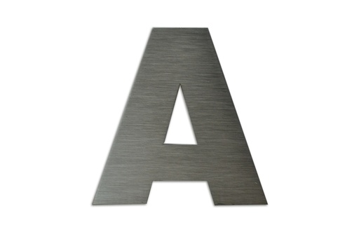 [RA.A,55] LETRA MAYUSCULA A  55 MM ACERO INOXIDABLE