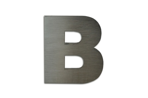 [RA.B,55] LETRA MAYUSCULA B  55 MM ACERO INOXIDABLE