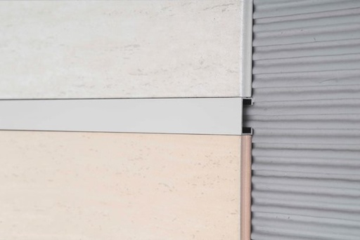 [AT.1481] LISTELLO LUXOR 20mm x 2.45m ALUMINIO CROMO BRILLANTE