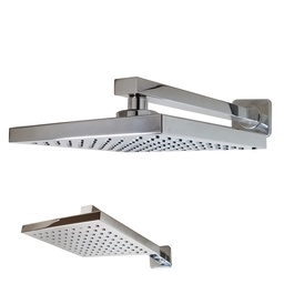 LLUVIA CUADRADA 200mm PARA DUCHA BRAZO RECTO ANTICALCAREA