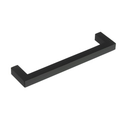 MANIJA "U" RECTA NEGRO 10x160mm x1u.