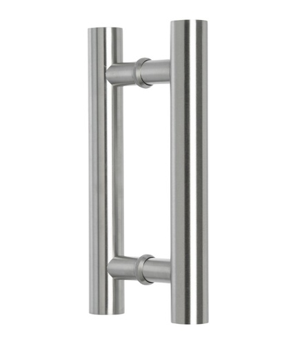 [BR.BRZ-8130] MANIJON DOBLE ACERO INOXIDABLE 32x300mm