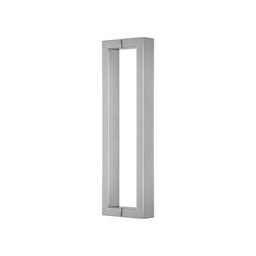 MANIJON RECTANGULAR DOBLE ACERO INOXIDABLE 40x20x700mm
