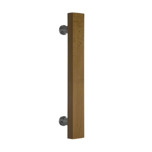 [BR.MM-7680-5] MANIJON RECTANGULAR MADERA 40x20x800mm ROBLE OSCURO