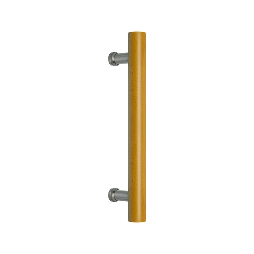[BR.MM-7440-3] MANIJON SIMPLE MADERA Ø 38x400mm ROBLE CLARO