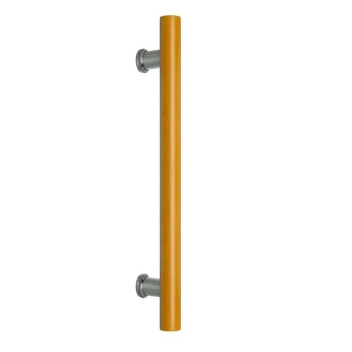 [BR.MM-7412-3] MANIJÓN SIMPLE MADERA Ø 38X1200MM ROBLE CLARO