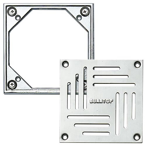 [DT.10-500354120] MARCO BCE C/TAPA ACERO INOXID. 12 x 12cm