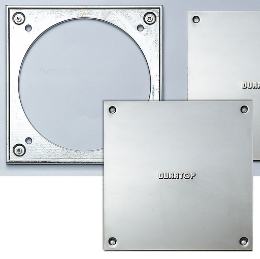 [DT.10-500362150] MARCO BCE C/TAPA ACERO INOXID. 15 x 15cm