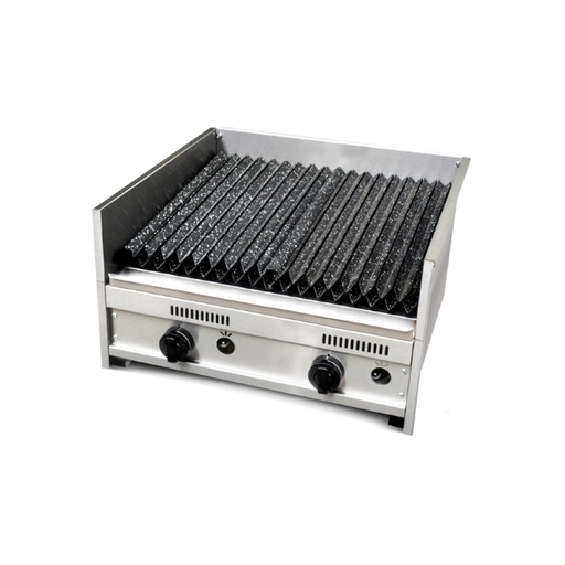 [IS.460-60] PARRILLA LINEA GASTRONOMICA A GAS  60cm x1u.
