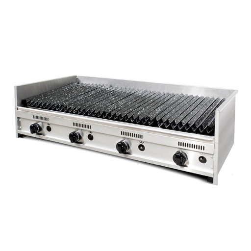 [IS.460-120] PARRILLA LINEA GASTRONOMICA A GAS 120cm x1u.