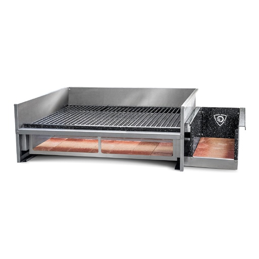 [IS.462-90] PARRILLA LINEA GASTRONOMICA A LEÑA 90cm x1u.
