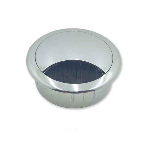 [EH.EHPCCC60E] PASACABLE REDONDO CON CEPILLO 60Ø ESPEJO