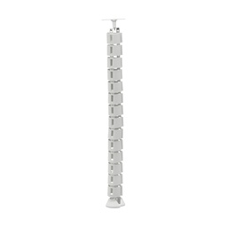 PASACABLE VERTEBRA P/ ESCRITORIO OFICINA BLANCO x1u.