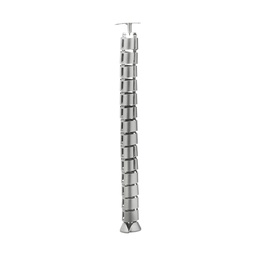 PASACABLE VERTEBRA P/ ESCRITORIO OFICINA GRIS x1u.