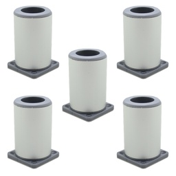 PATA 70MM ALUMINIO ANOD. Ø45MM REGULABLE PACK X 5u.