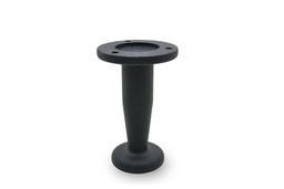 PATA ALUMINIO COPA 130mm NEGRO MATE EPOXI x1u.