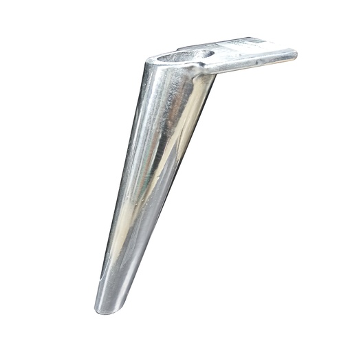 [AC.11] PATA ALUMINIO ESCANDINAVA PULIDA x 1U.