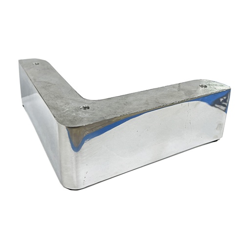 [AC.10] PATA ALUMINIO TACO CORTO 50mm PULIDA  x1u.