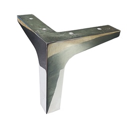 Pata Sillon Aluminio Pulido Tipo L