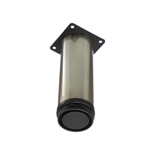 [BR.BRZ-6410-A] PATA CILINDRICA 10 CM REGULABLE INOX.
