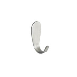 PERCHA CHICA AUTOADHESIVA ACERO INOXIDABLE 21x52x8mm