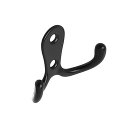 PERCHA DOBLE HORIZONTAL NEGRA
