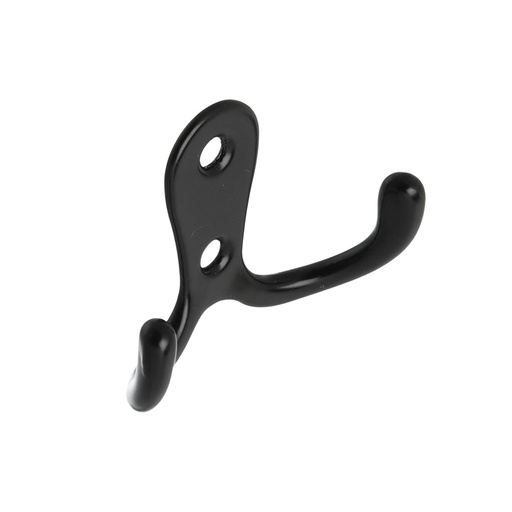 [ML.399] PERCHA DOBLE HORIZONTAL NEGRA X 5u.