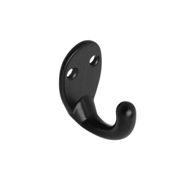 Percha Gancho Simple Negra Bronzen Pack X 5 Unidades Negro