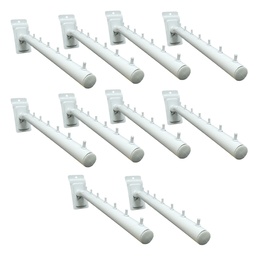 PERCHERO PANEL FRONTAL INCLINADO 30cm. PACK X 10u.