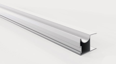 [GE.MDF18] PERFIL MANIJA MDF18 PARA SISTEMA DF Y DG CON FELPA x2.60mts