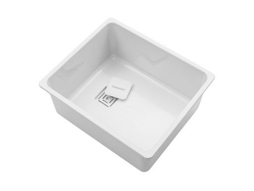 [JH.APIACQ71] PILETA ACCESORIA QUADRA MAX Q71 EN ABS BLANCO