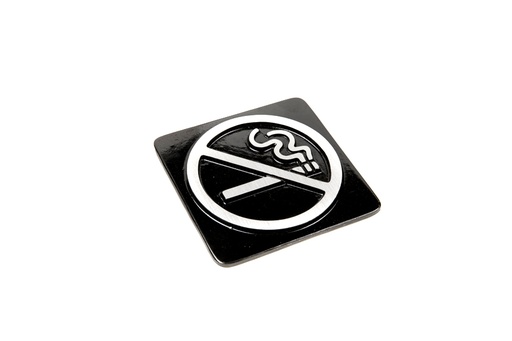 [AR.A33C] PLACA PROHIBIDO FUMAR CHICA x1u.