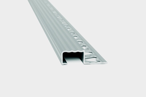 [AT.1994] PROTECTOR GRADA 10.5mm x 2.5m ALUMINIO ANODIZADO MATE