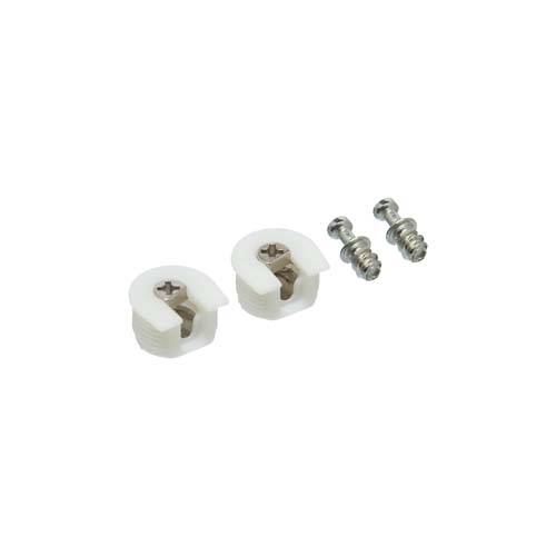 [ML.720] RAFIX CON PERNO ROSCA DIRECTA BLANCO BOLSA DE 500 U.