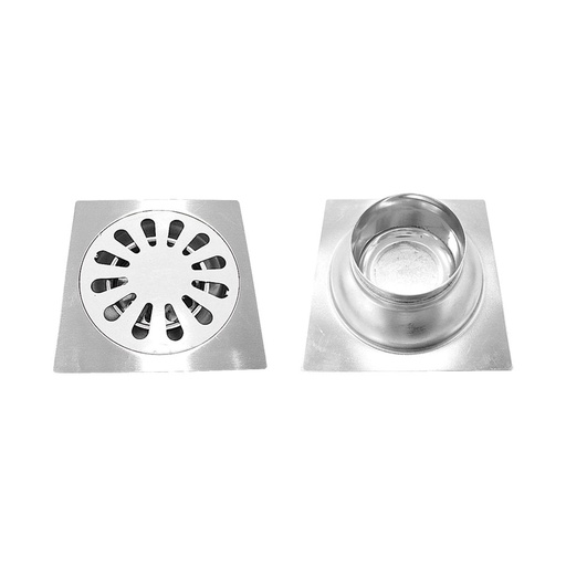 [DA.REJ0IMP12] REJILLA DESAGUE 12x12 ACERO INOXIDABLE x1u.