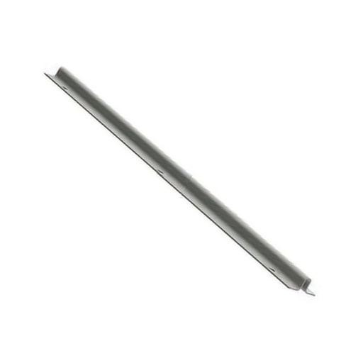 [RM.R023] RIEL INF. P/RUED. 25C H° PINT. GRIS MET. x 3 MTS.