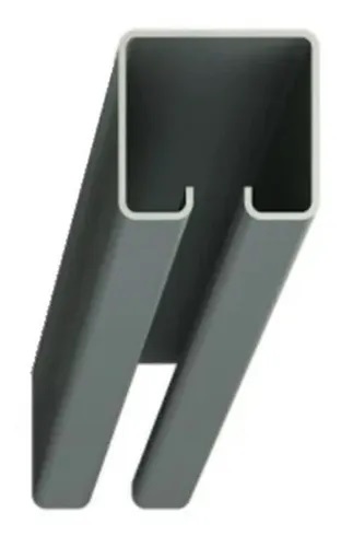 [RM.H523] RIEL P/PTAS COLG. 164JJ ALUMINIO x 3 MTS.