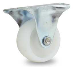 RUEDA POLIP FIJA. 40mm
